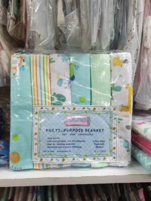 6pc baby flannels