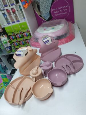 Silicone feeding sets
